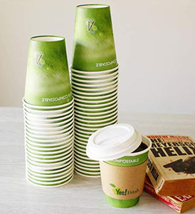 Biodegradable Paper Hot Cup with Lids